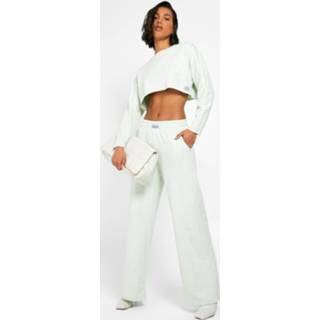 👉 Trainingspak Met Trui, Shorts En Label, Mint
