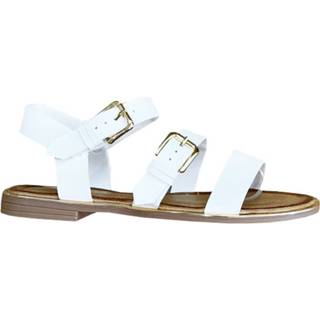 👉 Sandaal wit vrouwen Sandalen Plat