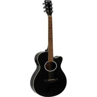 👉 Zwart DIMAVERY AW-400 Western guitar, black 4026397580389