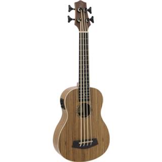 👉 DIMAVERY UK-700 Bass Ukulele, Zebra 4026397670660