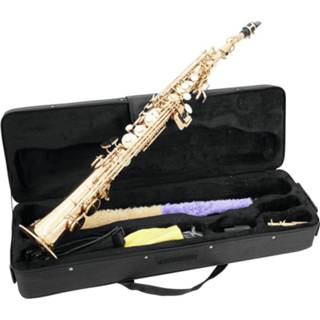 👉 Goud DIMAVERY SP-10 Bb Soprano Saxophone, gold 4026397273328