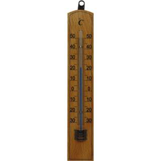 👉 Thermometer hout buiten 20 x 4 cm