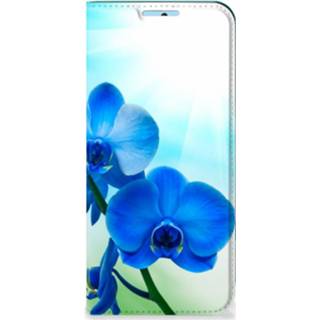 👉 Orchidee blauw Xiaomi Redmi Note 11/11S Smart Cover - Cadeau voor je Moeder 8720632057921