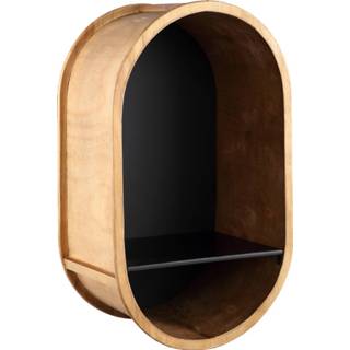 👉 Wand kast hout naturel landelijk exclusief PTMD Wandkast Zivo 8720014586544