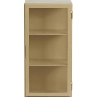 👉 Wandkast beige metaal scandinavisch Nordal Nanga 5708309176871