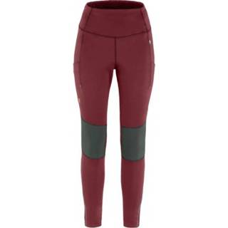 👉 Fjällräven - Women's Abisko Värm Trekking Tights - Legging maat XXL, rood