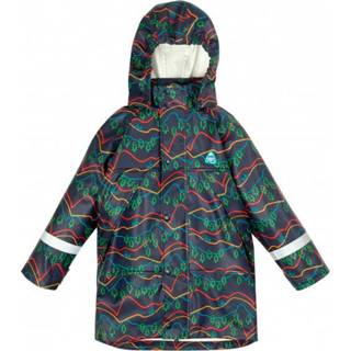 👉 Frugi - Kid's Rainy Days Coat - Regenjas maat 7-8 Years, meerkleurig
