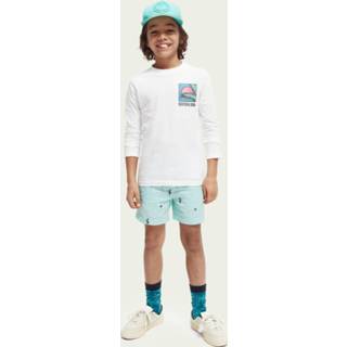 👉 Zwembroek jongens groen swimwear Scotch & Soda Geborduurde 8719029858234