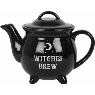 👉 Theepot porselein en Kopjes 'Witches Brew' - set 5056131113671