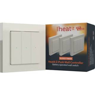 👉 Heat it Z-push Wall Controller RAL9010 7071236017417