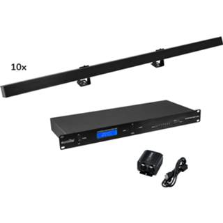 👉 Software EUROLITE Set 10x LED PR-100/32 Pixel DMX Rail bk + 4026397687934