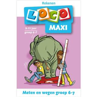 👉 Active Maxi Loco - Meten en Wegen Groep 6-7 (9-11 jr.) 9789001871833