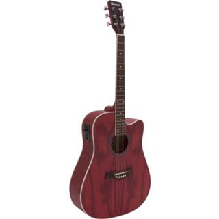 👉 DIMAVERY JK-510 Western guitar, cutaway, grained 4026397580310