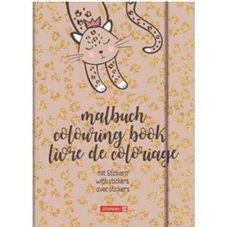 👉 Kleurboek met stickers - Sweet Wild Cat 4061947066289