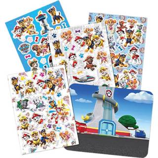 👉 Kindersticker kinderen Raam/autoraam kinder stickers - 4 velletjes Paw Patrol thema