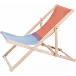 👉 Strandstoel rood blauw Weltevree - Beach Chair Red/Blue