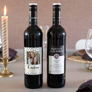 👉 Etiket Wijn met bedrukt - Maison de la Surprise Cabernet Sauvignon 4250891802252