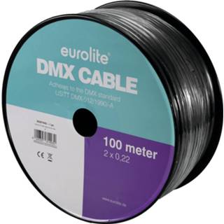👉 EUROLITE DMX cable 2x0.22 100m bk 4026397614930