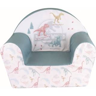 👉 Dinosaurus multi kunststof kinderen peuters Jurassic World kinderstoel/kinderfauteuil voor 33 x 52 42 cm