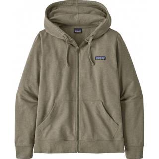 👉 Patagonia - Women's Ahnya Full-Zip Hoody - Trainingsjack maat XL, grijs