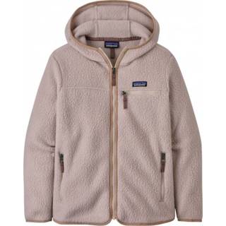 👉 Patagonia - Women's Retro Pile Hoody - Fleecevest maat XL, shroom taupe