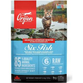 👉 Kattenvoer Orijen Whole Prey Six Fish Cat - Vis 5,4 kg