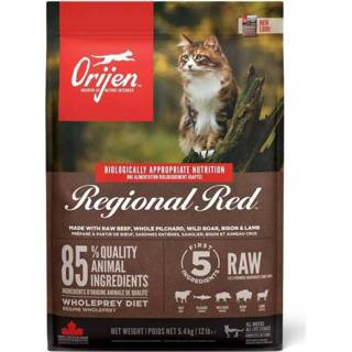 👉 Kattenvoer rood Orijen Whole Prey Regional Red Cat - Rund 5,4 kg