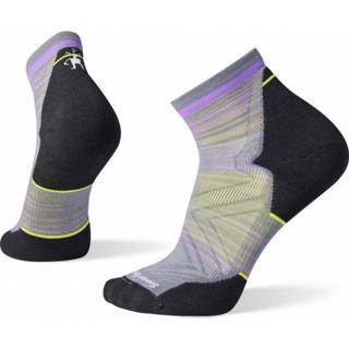 👉 Smartwool - Performance Run Targeted Cushion Pattern Ankle - Hardloopsokken maat XL, grijs