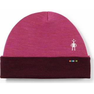 👉 Beanie roze One Size uniseks Smartwool - Thermal Merino Reversible Cuffed Muts maat Size, 196246019682