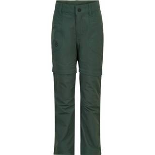 Color Kids - Kid's Pants with Zip Off - Trekkingbroek maat 104, groen