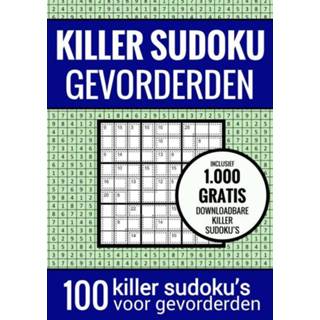 👉 Puzzelboek medium Sudoku Medium: KILLER - met 100 Puzzels voor Gevorderden 9789464652574