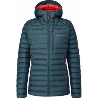 👉 Rab - Women's Microlight Alpine Long Jacket - Donsjack maat 16, blauw