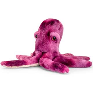 👉 Knuffeldier pluche jongens knuffel dier inktvis/octopus 25 cm