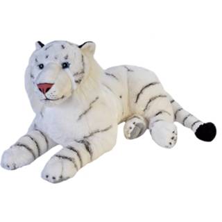 👉 Pluche dier witte kinderen dieren knuffels grote tijger van 76 cm