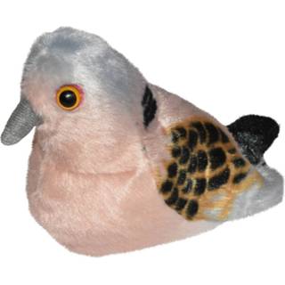 👉 Pluche dier kinderen dieren knuffels tortelduif vogel van 13 cm