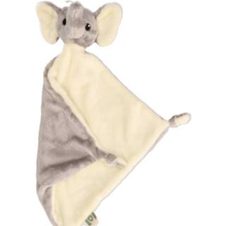 👉 Knuffeldoek grijs kinderen olifant tuttel/knuffeldoekje 40 cm
