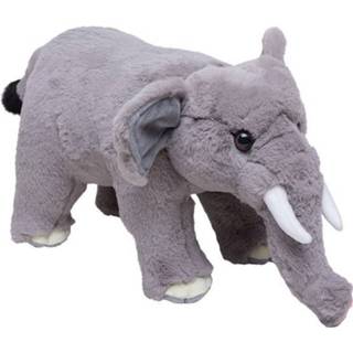 👉 Knuffeldier pluche kinderen Indische Olifant van 45 cm