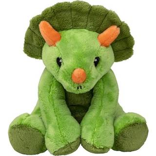 👉 Knuffel pluche kinderen dinosaurus Triceratops van 20 cm