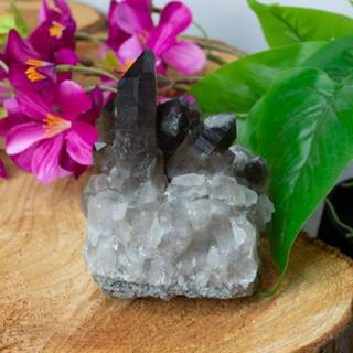 👉 Rookkwart rookkwarts Ruwe Edelsteen Cluster (100 - 140 mm) 7421128615632