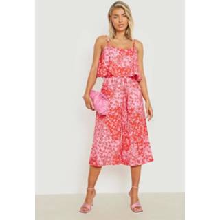 👉 Culotte Jumpsuit Met Bandjes En Ceintuur, Pink