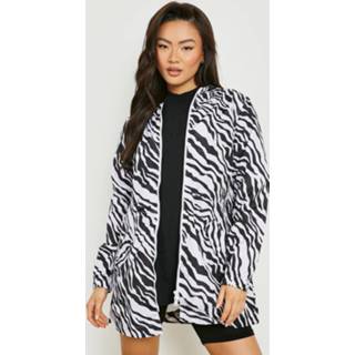 👉 Zebraprint Festival Regenjas, Black