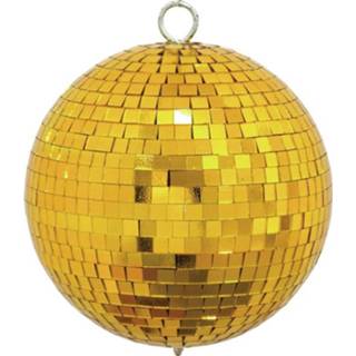 👉 Goud EUROLITE Mirror ball 15cm gold 4026397357967