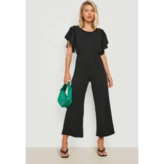 👉 Jumpsuit Met Engelenmouwen, Black