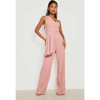 👉 Gedrapeerde Jumpsuit, Rose