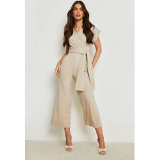 👉 Jumpsuit stone Culotte Met Ceintuur,