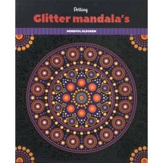 👉 Kleurboek mannen Glitter Mandala's - Dotting 9789464322774