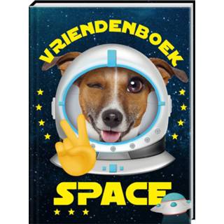 👉 Vriendenboekje Vriendenboek - Space Dog 9789464324457