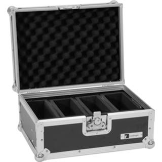 👉 Flightcase ROADINGER EC-4AC 4x AKKU Flat Light Series 4026397690392