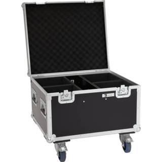 👉 Flightcase ROADINGER 4x LED IP PAR 7x8W QCL/7x9W SCL with wheels 4026397690200