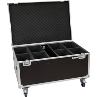 👉 Flightcase ROADINGER 8x LED IP PAR 12x8W QCL/12x9 SQL Spot with wheels 4026397690187